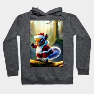 VERY HAPPY FATHER CHRISTMAS SQUIRREL Hoodie